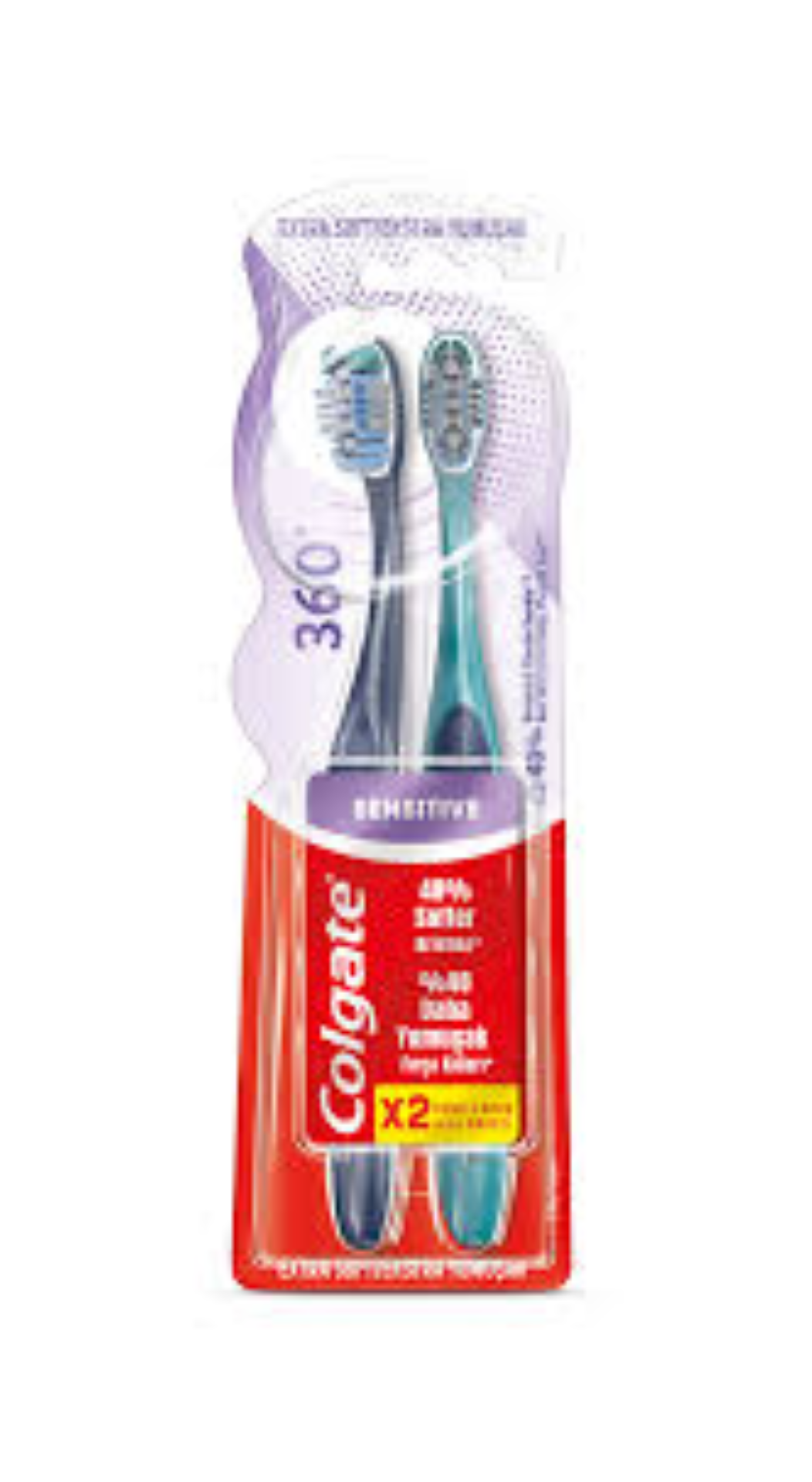 COLGATE T/BRUSH 360 TWIN PACK